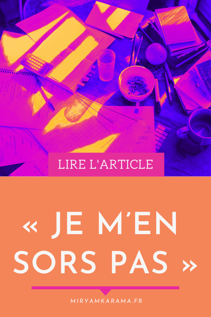 « Je m’en sors pas »