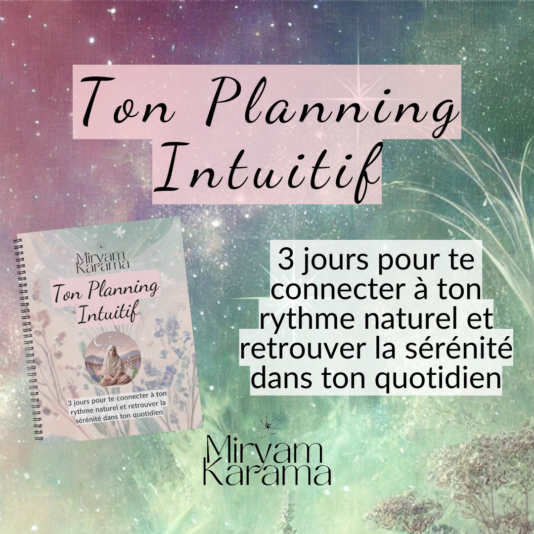 Ton mini guide offert pour te reconnecter à ton rythme naturel et t'organiser différemment