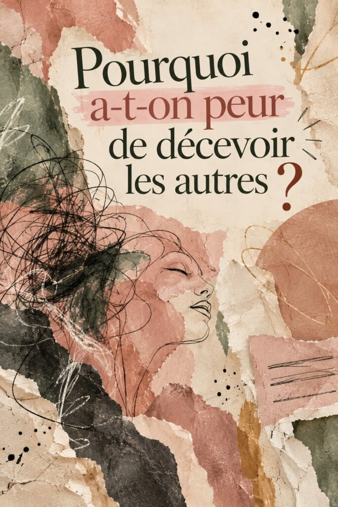 Pourquoi a-t-on peur de décevoir les autres ?
