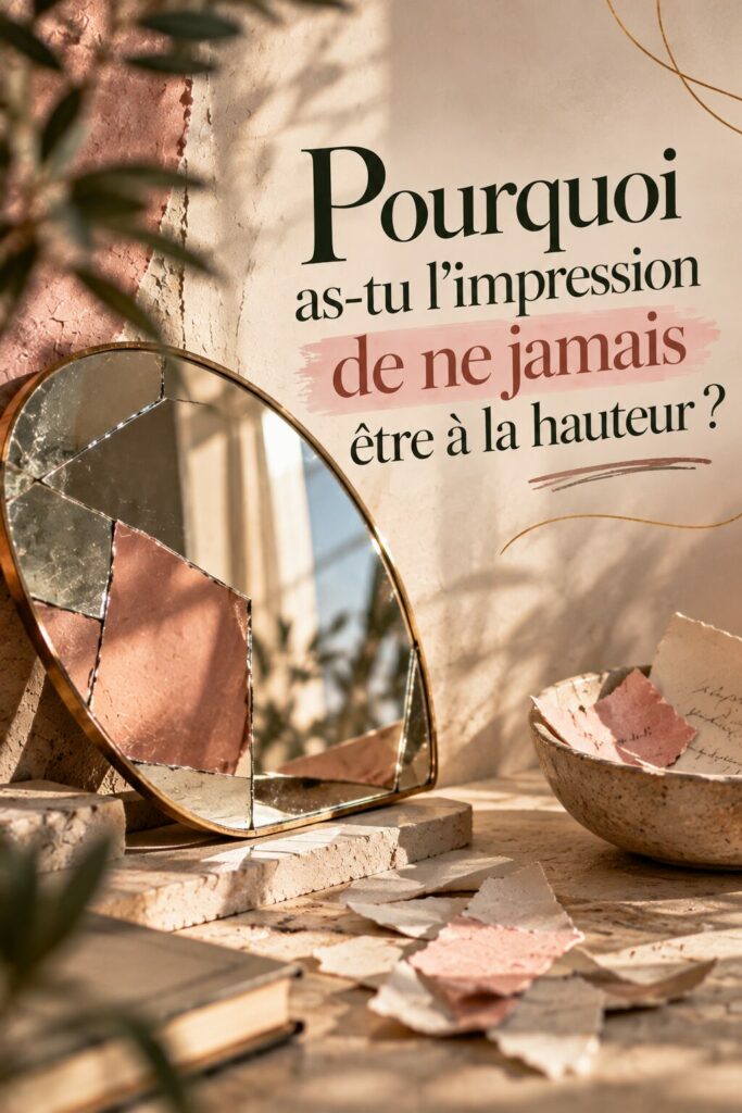 Pourquoi ne jamais être à la hauteur ?
