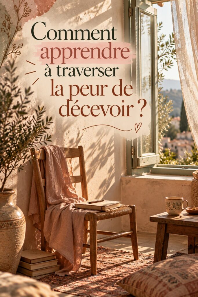 Comment apprendre à traverser la peur de décevoir ?